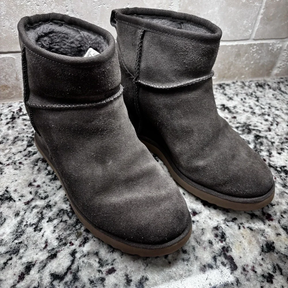 UGG Classic Femme Women's Mini Boot - Gray, US 7‎